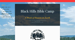 Desktop Screenshot of blackhillsbiblecamp.org